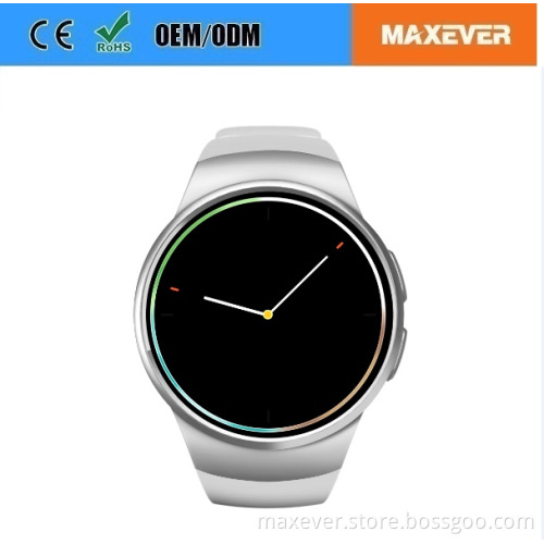 MTK 2502 1.3" Full Round Display IPS Touch Screen Smart Watch Phone KW18